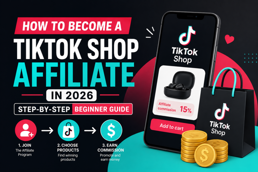 How to Become a TikTok Shop Affiliate in 2026 (Step-by-Step Beginner Guide)