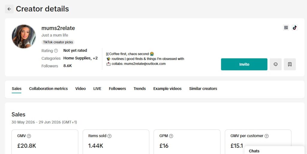 tiktok shop affiliate creator